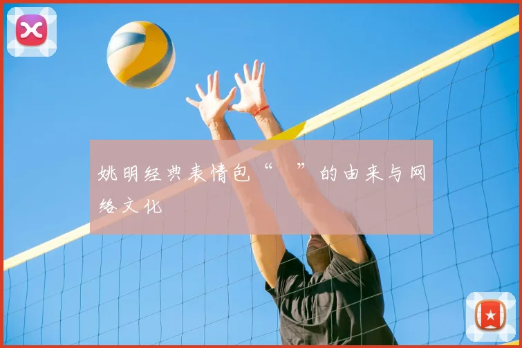 姚明经典表情包“囧”的由来与网络文化